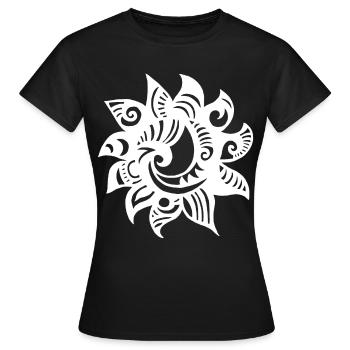 Strange White Sun - Women's T-Shirt - black - Front - AI Model Female 172 dark (172cm)