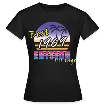 Best Edition 1969 - Frauen T-Shirt - Schwarz - Vorne - AI Model Female 172 dark (172cm)