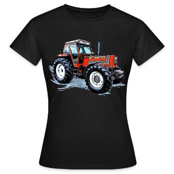 Tractor Turbo DT 160 90 - Women's T-Shirt - black - Front - AI Model Female 172 dark (172cm)