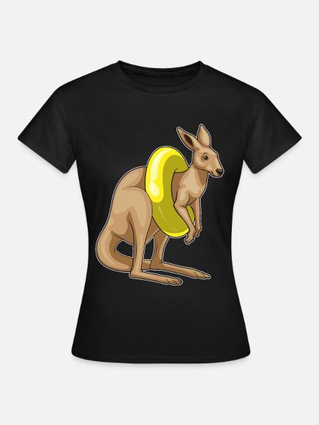 Été de la piscine de natation kangourou - T-shirt Femme - noir