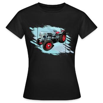 The Tiger EM 235 - Women's T-Shirt - black - Front - AI Model Female 172 dark (172cm)
