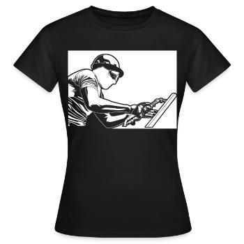 Weld - Women's T-Shirt - black - Front - AI Model Female 172 dark (172cm)
