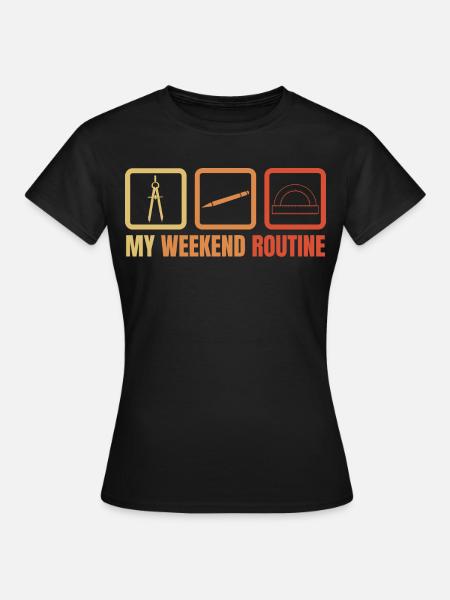 Architektur Wochenende - Frauen T-Shirt - Schwarz