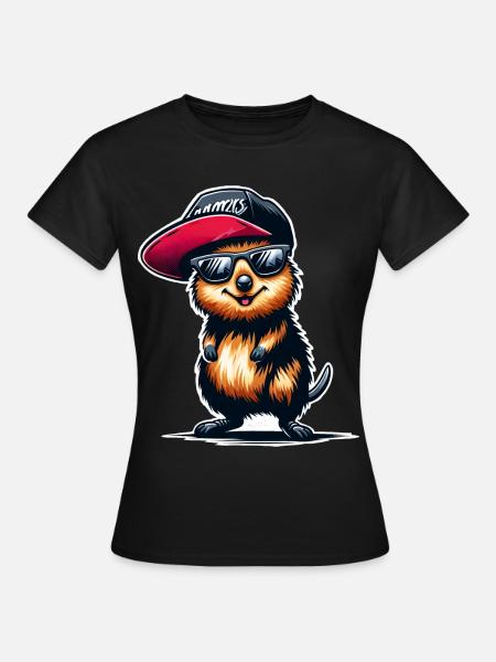 Quokka - Frauen T-Shirt - Schwarz