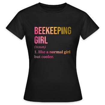 Apiculteur Apiculteur Apiculteur - T-shirt Femme - noir - Devant - AI Model Female 172 dark (172cm)