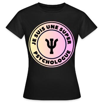 Ich bin ein großartiger Psychologe - Frauen T-Shirt - Schwarz - Vorne - AI Model Female 172 dark (172cm)
