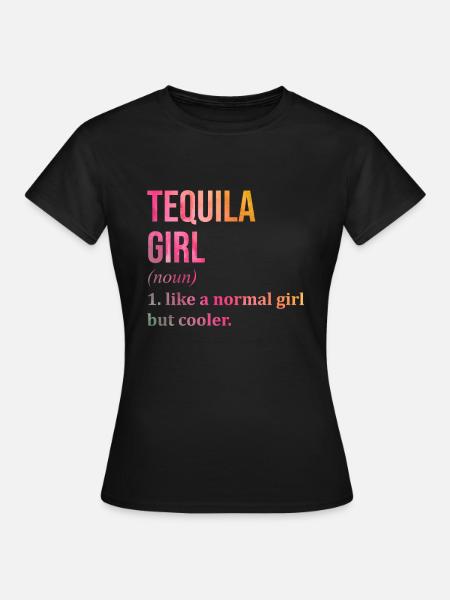 Tequila Tequila Tequila - Frauen T-Shirt - Schwarz