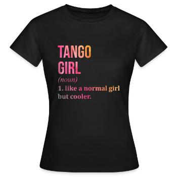 Tango Tango Tango - Frauen T-Shirt - Schwarz - Vorne - AI Model Female 172 dark (172cm)