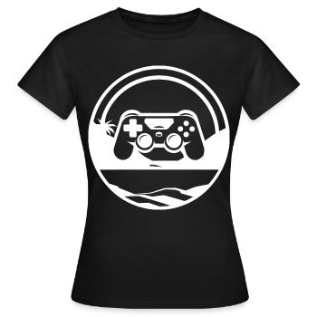 Videospiele Grafik - Frauen T-Shirt - Schwarz - Vorne - AI Model Female 172 dark (172cm)