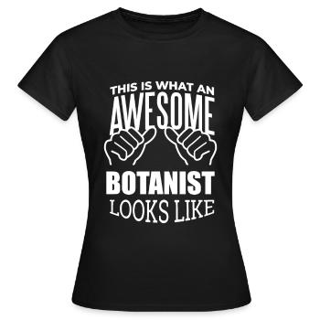 Botanik Botanik Botanik - Frauen T-Shirt - Schwarz - Vorne - AI Model Female 172 dark (172cm)