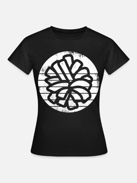 Cheerleader Pompons - Frauen T-Shirt - Schwarz