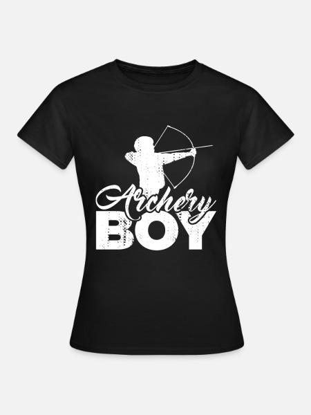 Kleiner Bogensportler - Frauen T-Shirt - Schwarz
