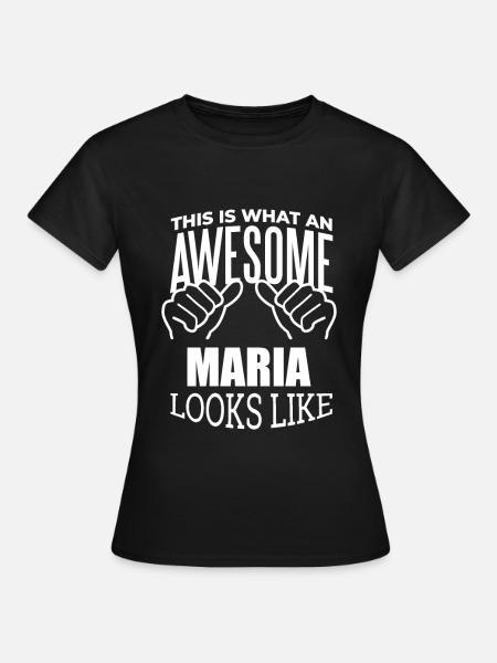 Maria Maria Maria - Frauen T-Shirt - Schwarz