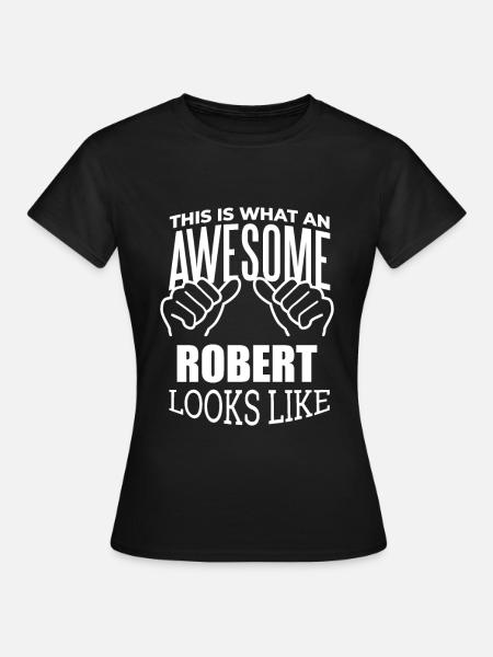 Robert Robert Robert - Frauen T-Shirt - Schwarz