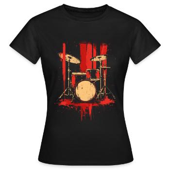 Trapset Retro Style - Frauen T-Shirt - Schwarz - Vorne - AI Model Female 172 dark (172cm)