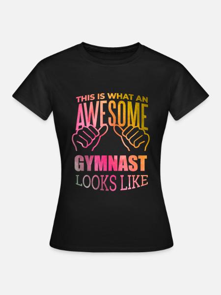 Gymnastique Gymnastique Gymnastique - T-shirt Femme - noir