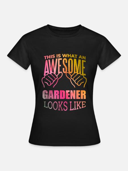 Gärtnern, Gärtnern, Gärtnern - Frauen T-Shirt - Schwarz