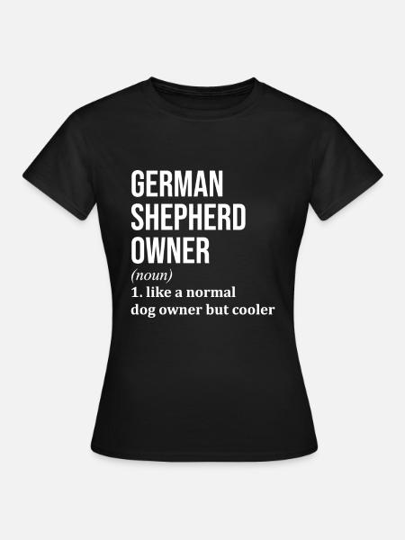 Deutscher Schäferhund Deutscher Schäferhund - Frauen T-Shirt - Schwarz