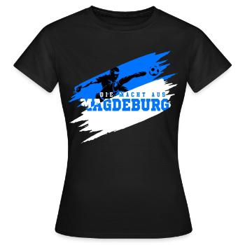 La puissance de Magdebourg - T-shirt Femme - noir - Devant - AI Model Female 172 dark (172cm)