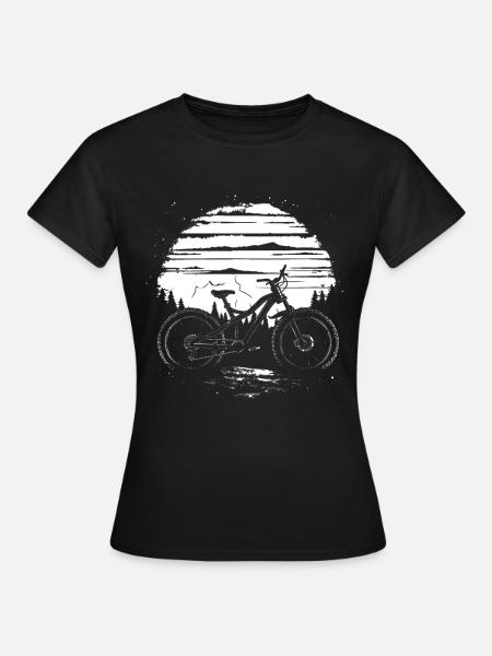 Mountain bikers - Women's T-Shirt - black