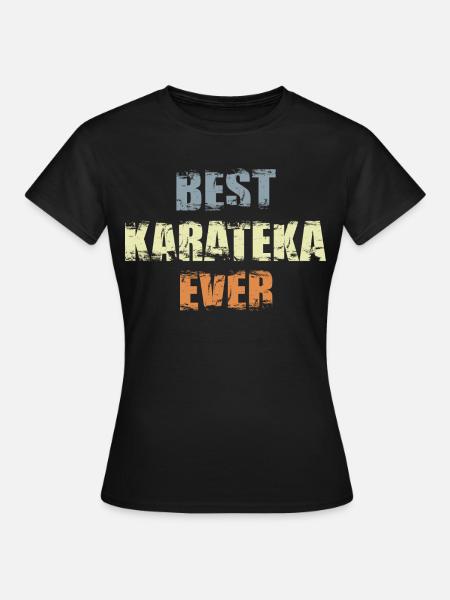 Bester Karateka - Frauen T-Shirt - Schwarz