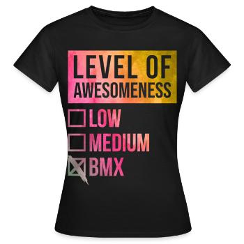 BMX BMX BMX - T-shirt Femme - noir - Devant - AI Model Female 172 dark (172cm)