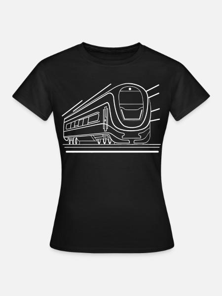 Zug Comic Look - Frauen T-Shirt - Schwarz