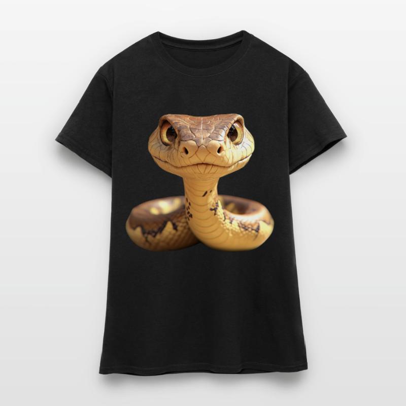 Serpent Python Cobra Mamba Serpent à sonnettes Serpent T-shirt Femme