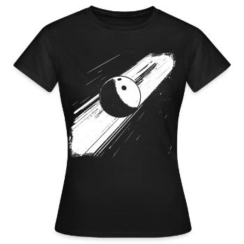 Boule de bowling - T-shirt Femme - noir - Devant - AI Model Female 172 dark (172cm)