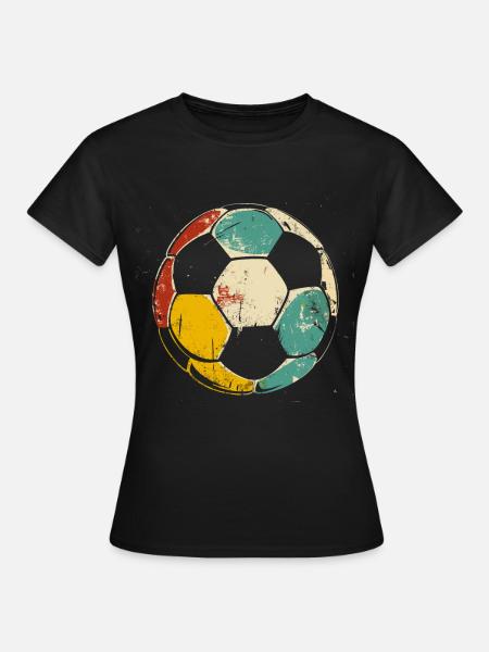 Fußball Illustration - Frauen T-Shirt - Schwarz
