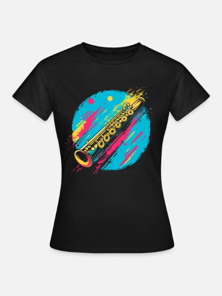 Flûte - T-shirt Femme - noir