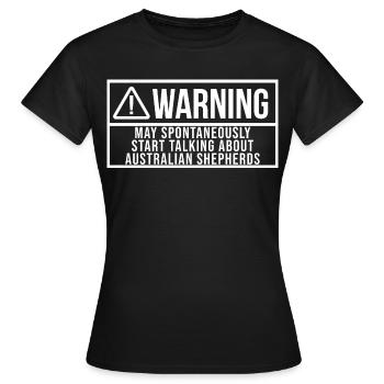 Berger australien Berger australien - T-shirt Femme - noir - Devant - AI Model Female 172 dark (172cm)
