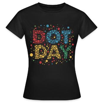 JOURNÉE DU POINT DE VUE - T-shirt Femme - noir - Devant - AI Model Female 172 dark (172cm)