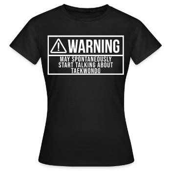 Taekwondo Taekwondo Taekwondo - T-shirt Femme - noir - Devant - AI Model Female 172 dark (172cm)