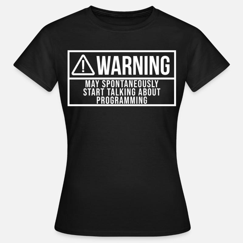 programmation - T-shirt Femme - noir