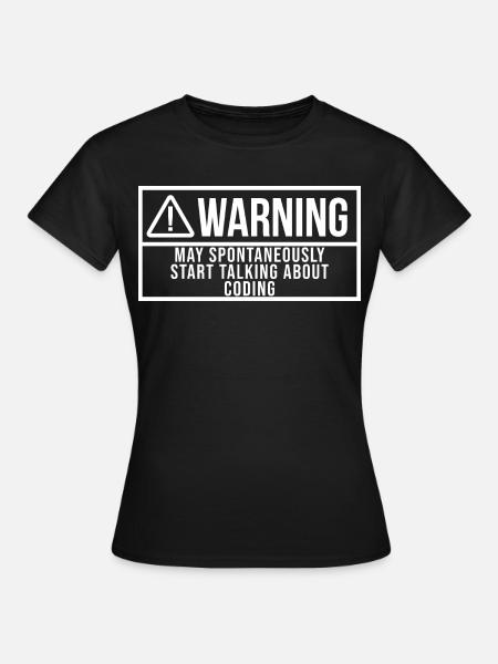 Codage Codage Codage - T-shirt Femme - noir
