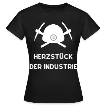 Des tombes de charbon unies - T-shirt Femme - noir - Devant - AI Model Female 172 dark (172cm)