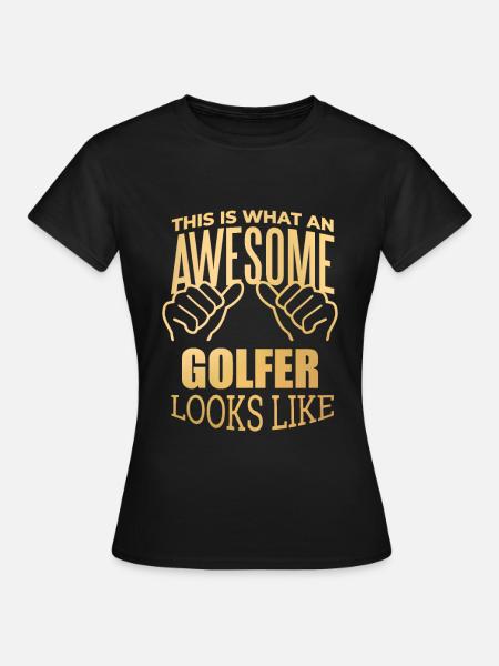 Golf Golf Golf - Frauen T-Shirt - Schwarz