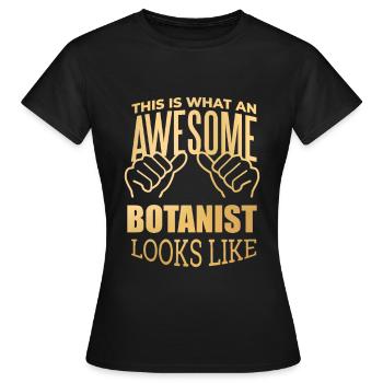 Botanique, Botanique Botanique - T-shirt Femme - noir - Devant - AI Model Female 172 dark (172cm)