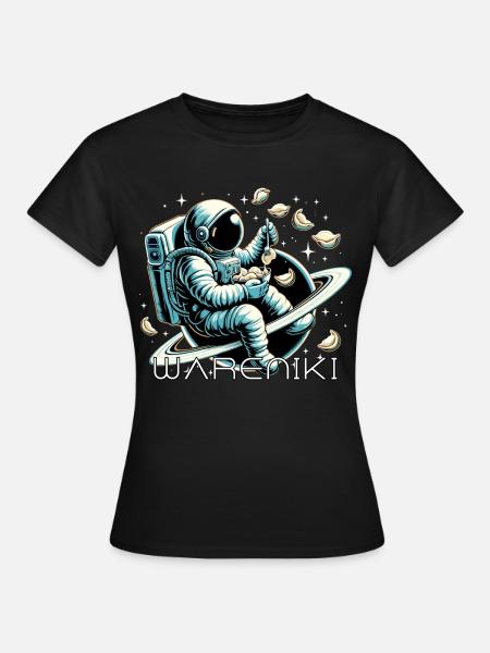 Wareniki Astronaut lecker Geschenk - Frauen T-Shirt - Schwarz