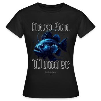 Merveille des Profondeurs - T-shirt Femme - noir - Devant - AI Model Female 172 dark (172cm)
