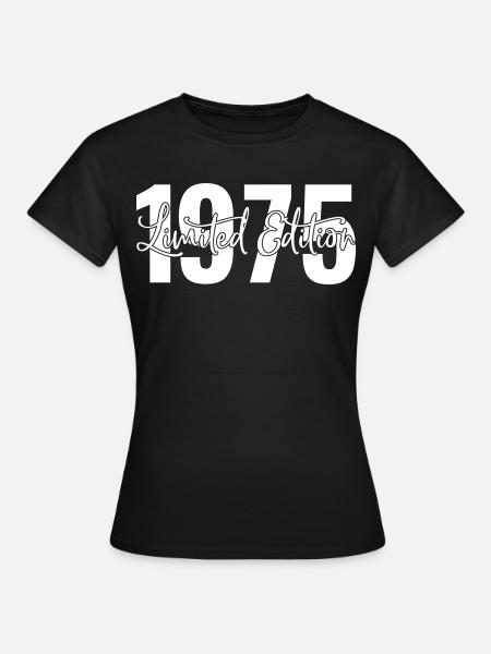 Limited Edition 1975 - Frauen T-Shirt - Schwarz
