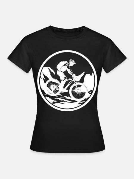 Radfahrer - Frauen T-Shirt - Schwarz