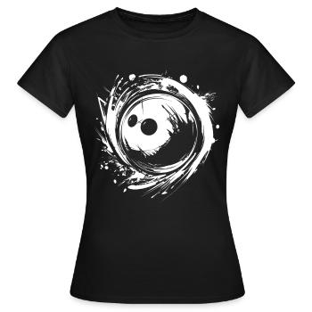 Boule de bowling - T-shirt Femme - noir - Devant - AI Model Female 172 dark (172cm)