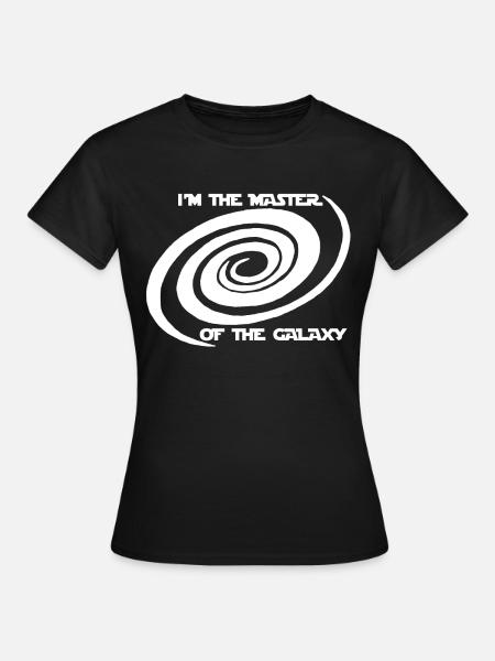 Meister der Galaxis - Frauen T-Shirt - Schwarz