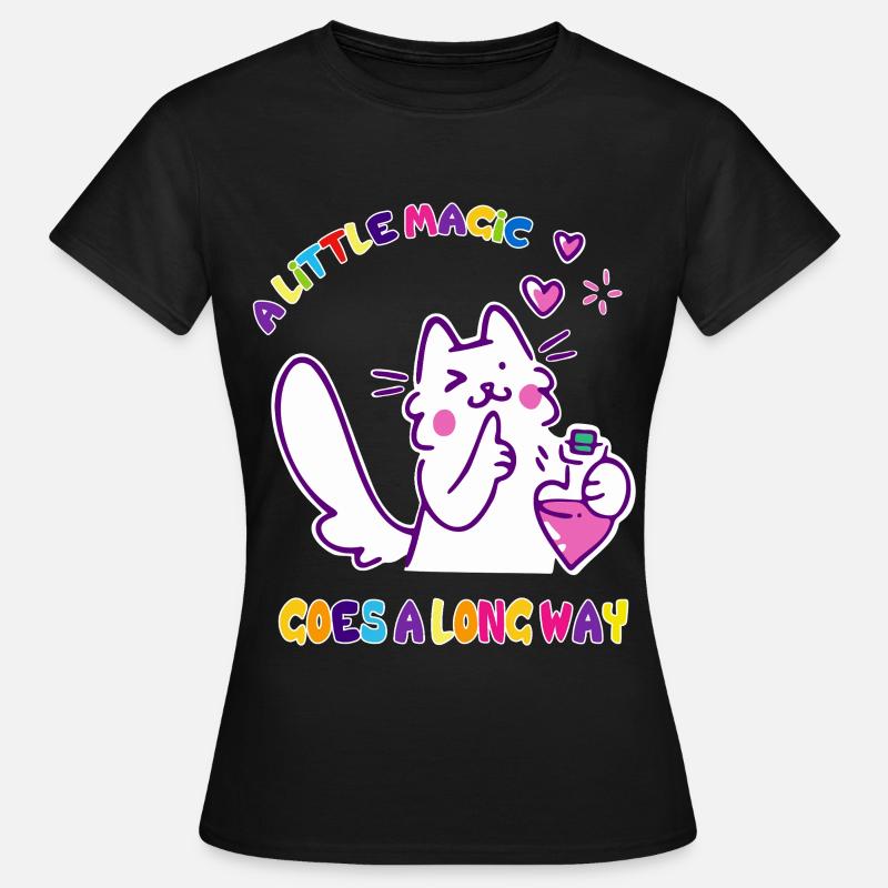 A little magic goes a long way ✨ - Women's T-Shirt - black