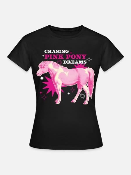 Pink Pony Dreams – Magic Ride - Naisten t-paita - musta