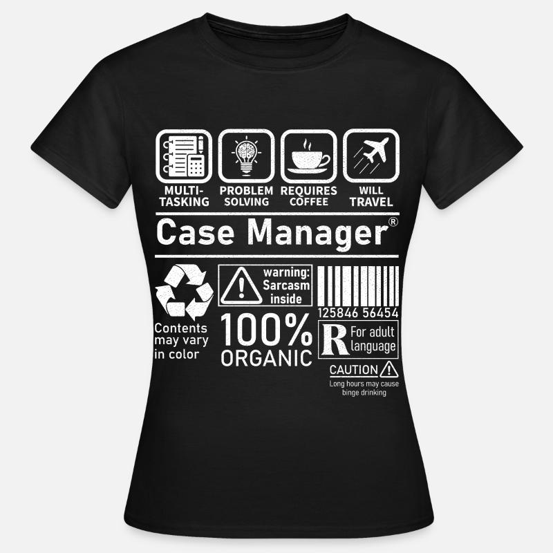 Case Manager multi tasking risoluzione dei problemi - Maglietta da donna - nero