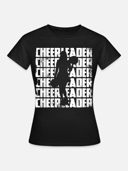 Cheerleaderin - Frauen T-Shirt - Schwarz