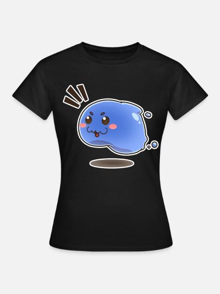 Kleiner springender Schleim - Frauen T-Shirt - Schwarz